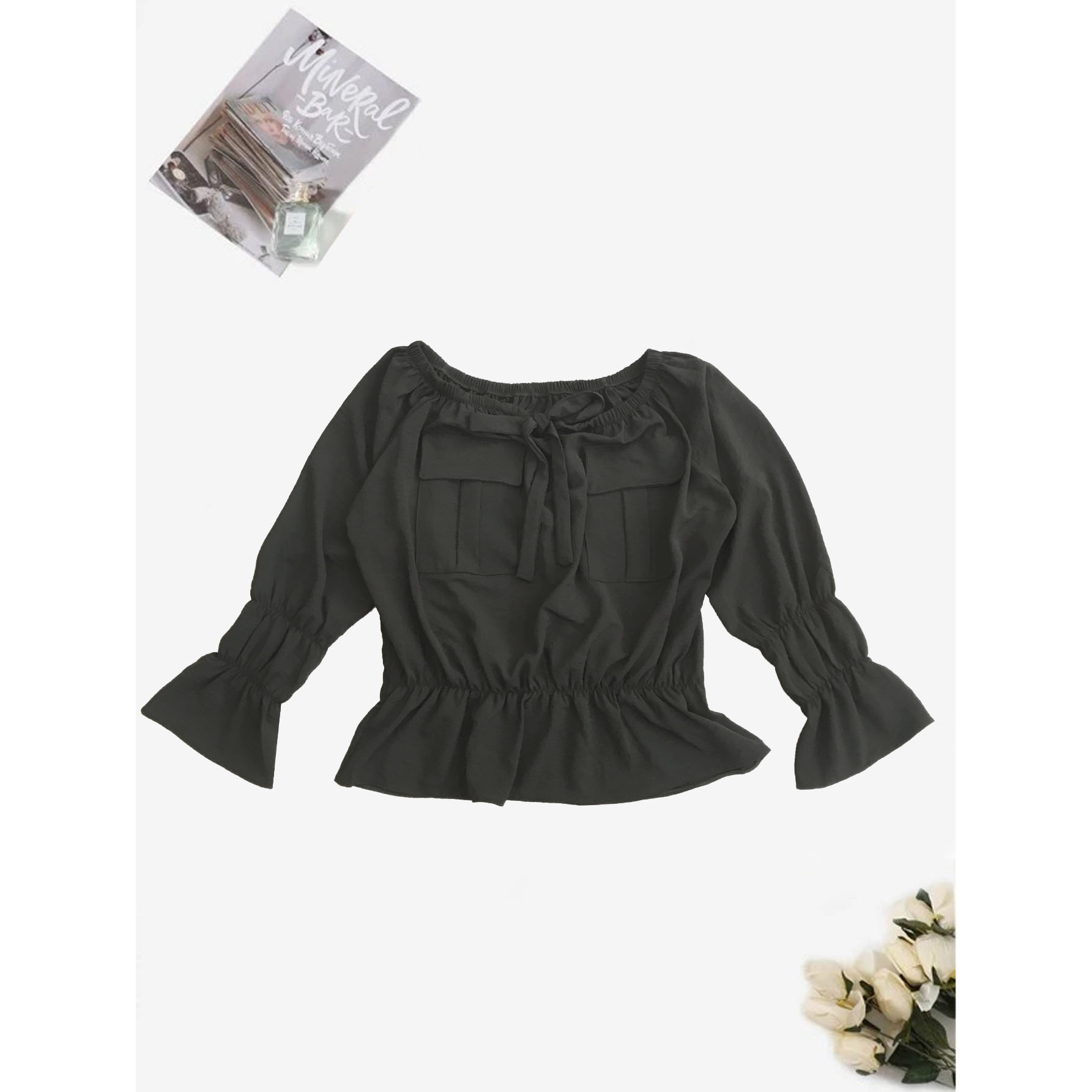 بلوز آستین بلند زنانه تویین مدل T-200-7 بلوز آستین بلند زنانه تویین مدل T-200-7