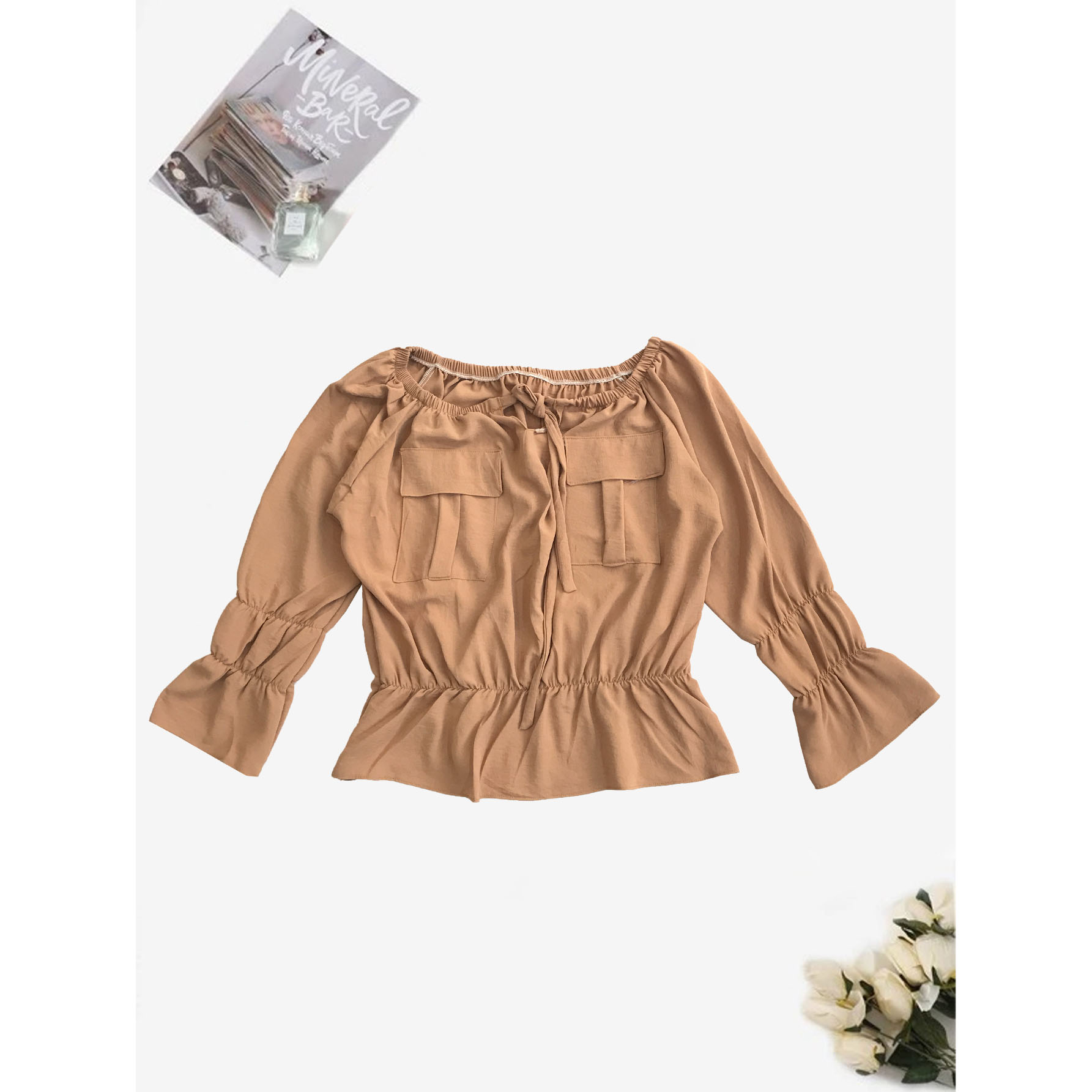 بلوز آستین بلند زنانه تویین مدل T-200-4 بلوز آستین بلند زنانه تویین مدل T-200-4