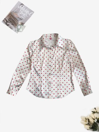 شومیز آستین بلند زنانه تویین مدل T-300-2