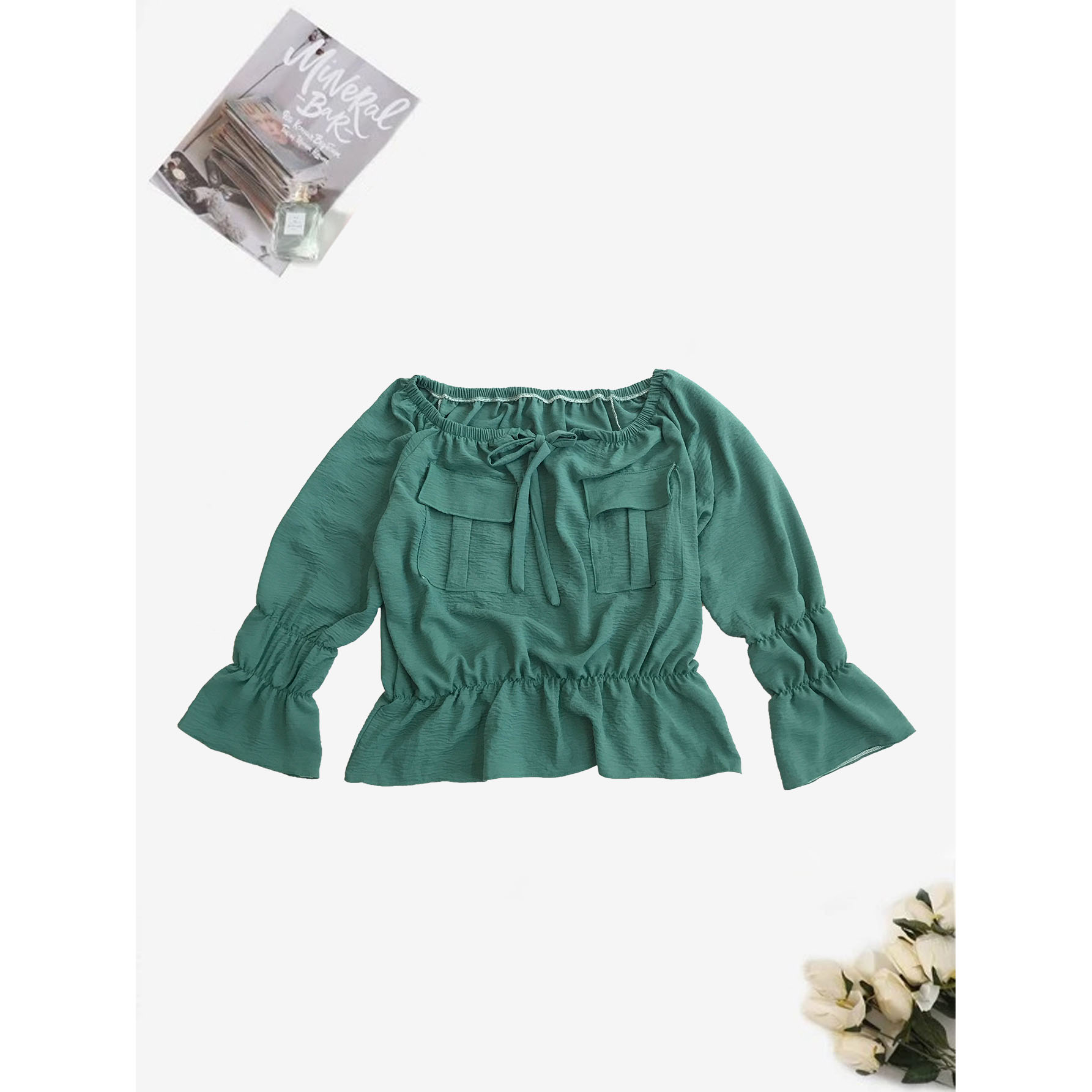 بلوز آستین بلند زنانه تویین مدل T-200-5 بلوز آستین بلند زنانه تویین مدل T-200-5