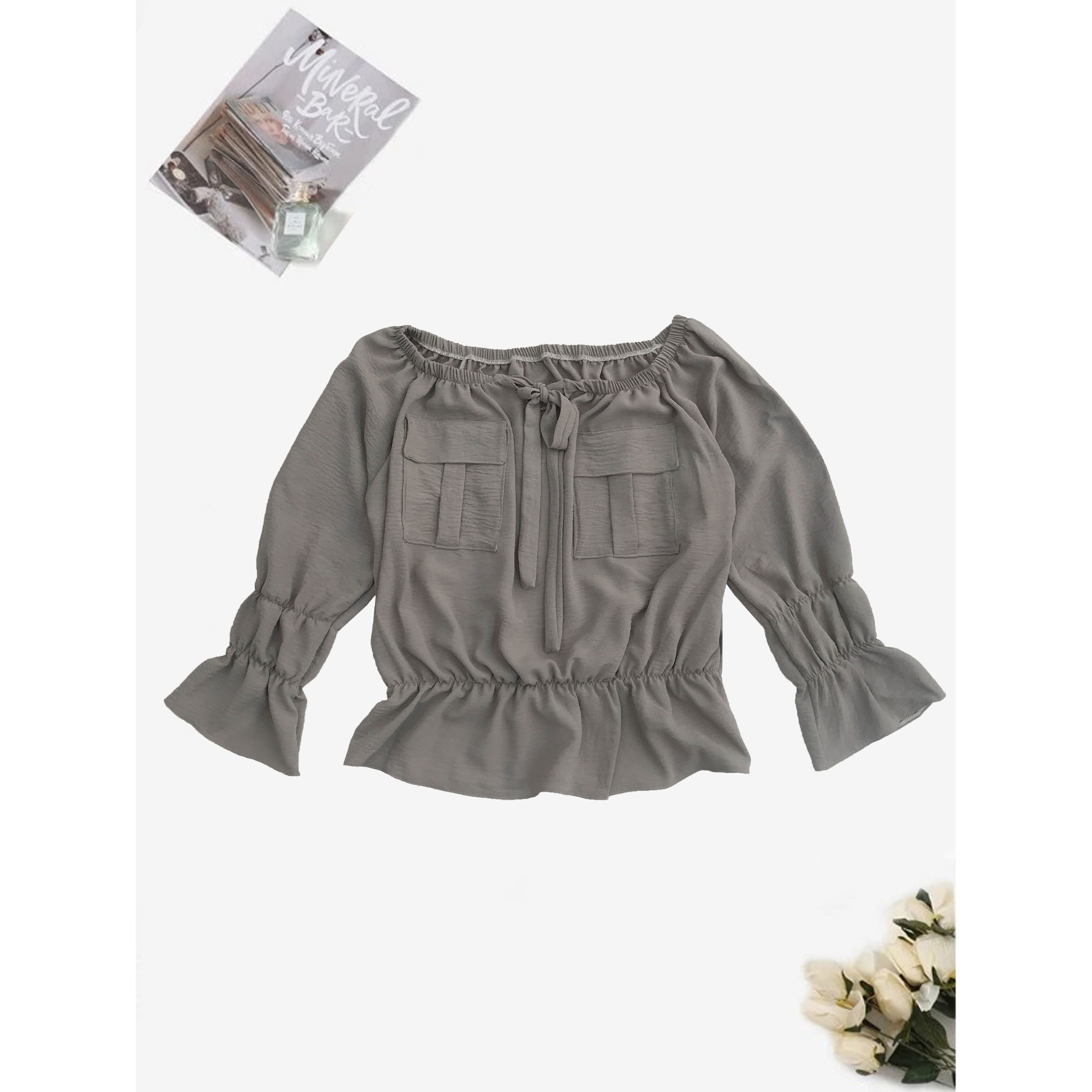 بلوز آستین بلند زنانه تویین مدل T-200-8 بلوز آستین بلند زنانه تویین مدل T-200-8